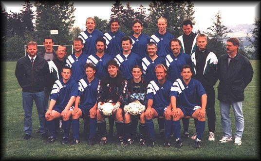 Aufstieg der Fu�ball-Herren-Mannschaft des ASV Hegge