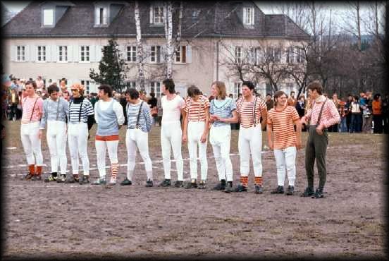 Faschingstage im Jahre 1977 beim ASV Hegge