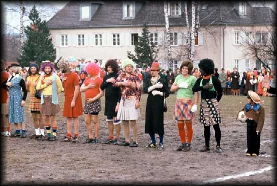 Faschingstage im Jahre 1977 beim ASV Hegge