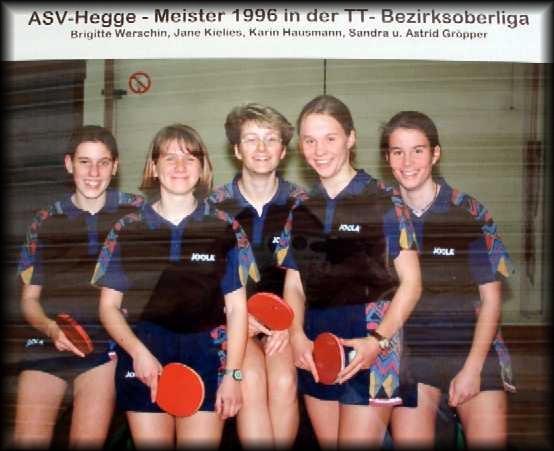 Tischtennis-Damen kaum zu stoppen