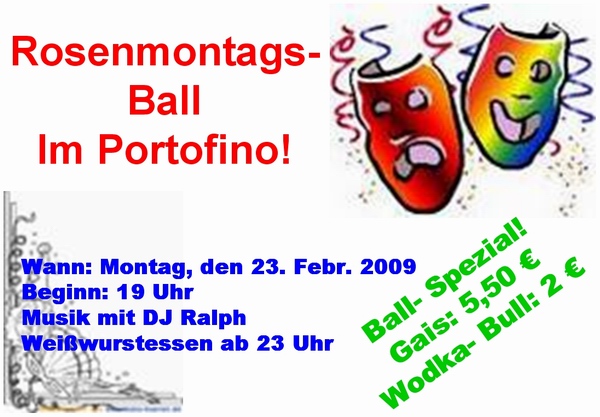 Rosenmontagsball 2009!